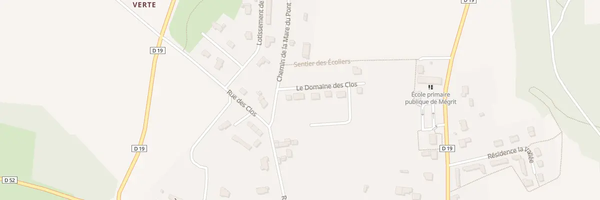 Plan du 14 Lot Domaine des Clos à Mégrit