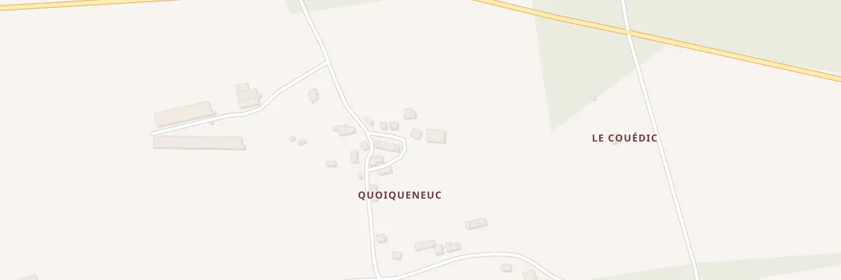 Plan du 9 Quoiqueneuc à Tréal