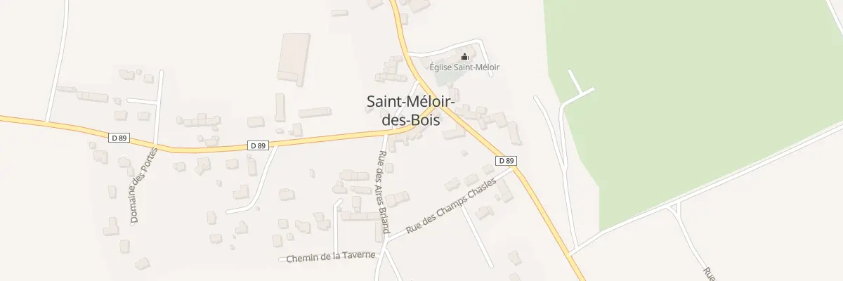 Plan du 5008 Le Bourg à Saint-Méloir-des-Bois