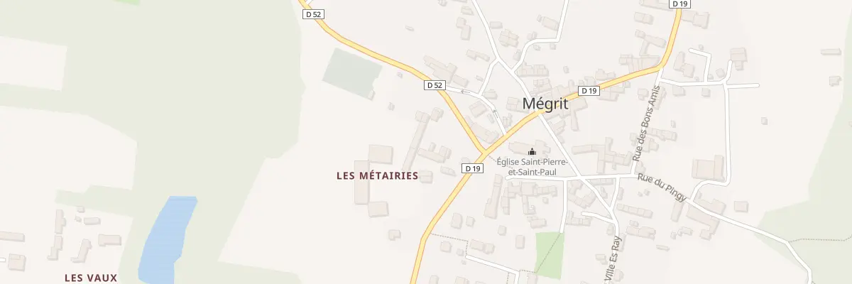 Plan du 1 La Grande Métairie à Mégrit