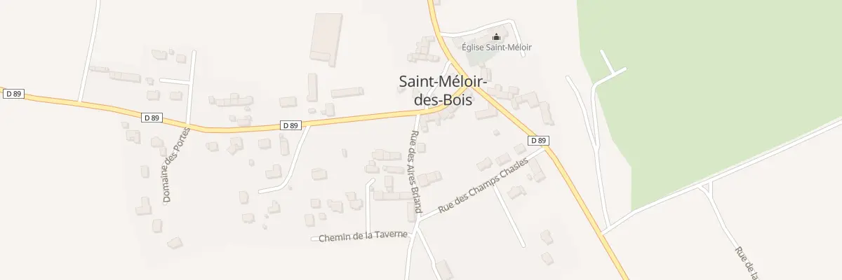 Plan du 5023 Le Bourg à Saint-Méloir-des-Bois