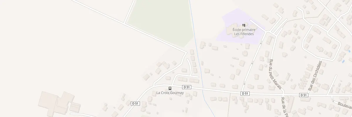 Plan du 92 Rue du Lavoir à La Chapelle-des-Marais