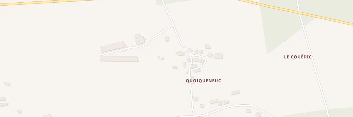 Plan du 6 Quoiqueneuc à Tréal