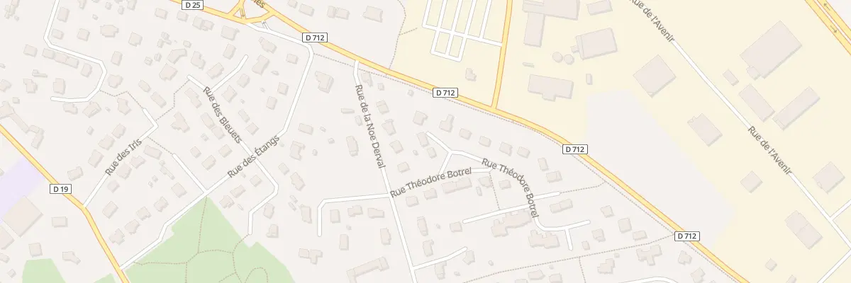 Plan du 5 Rue Theodore Botrel à Broons