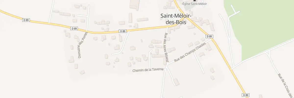 Plan du 5110 Les Aires Bruiants à Saint-Méloir-des-Bois