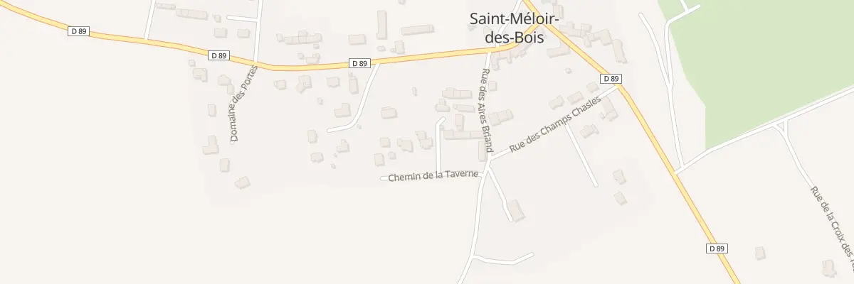 Plan du 6 Che de la Taverne à Saint-Méloir-des-Bois