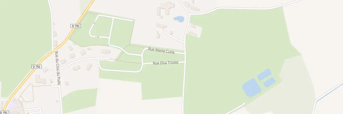 Plan du 1 Rue Marie Curie à Bourseul