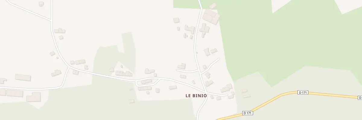 Plan du 5209A Le Binio à Augan