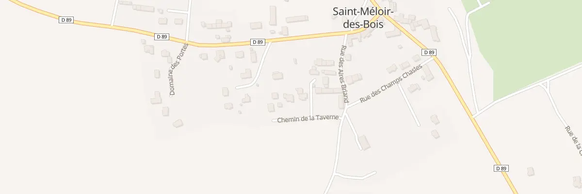 Plan du 5359F Les Aires Briand à Saint-Méloir-des-Bois