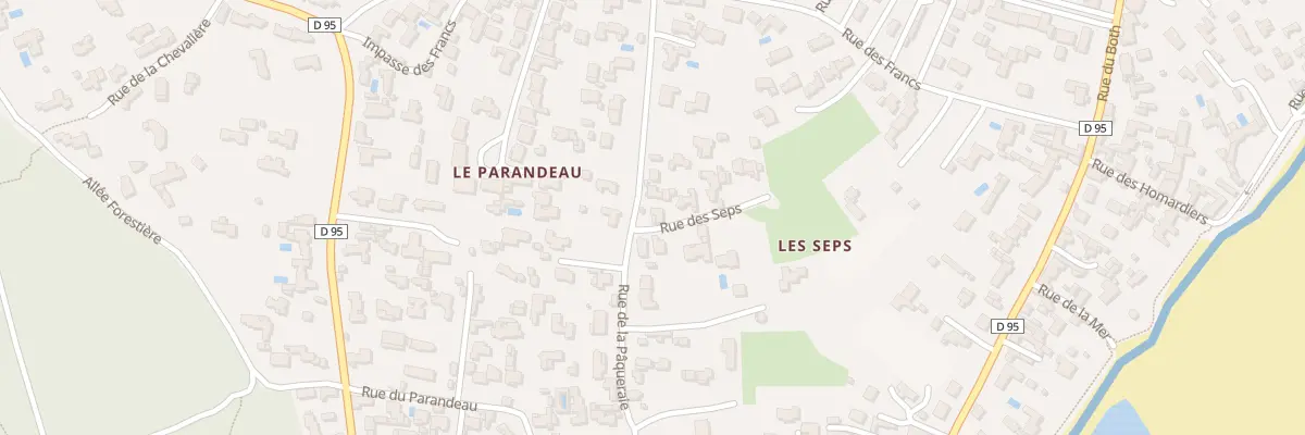 Plan du 22 Rue de la Paqueraie à La Guérinière
