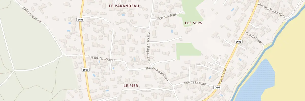 Plan du 10 Rue de la Paqueraie à La Guérinière
