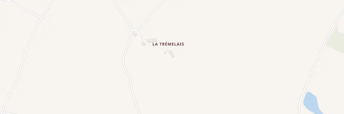 Plan du 4 La Tremelais à Mégrit