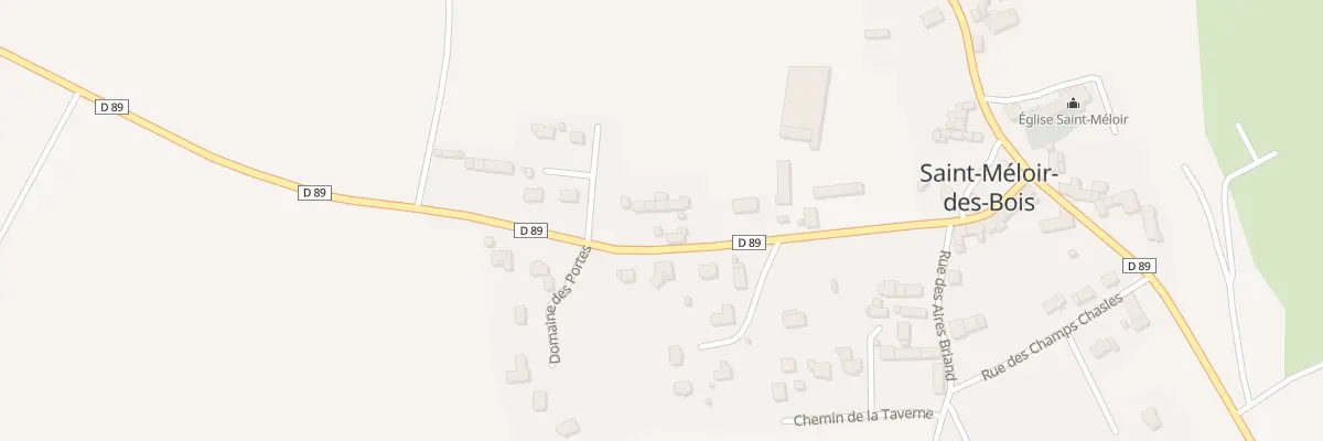 Plan du 5034 Les Portes à Saint-Méloir-des-Bois