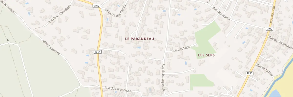 Plan du 9 Rue de la Paqueraie à La Guérinière