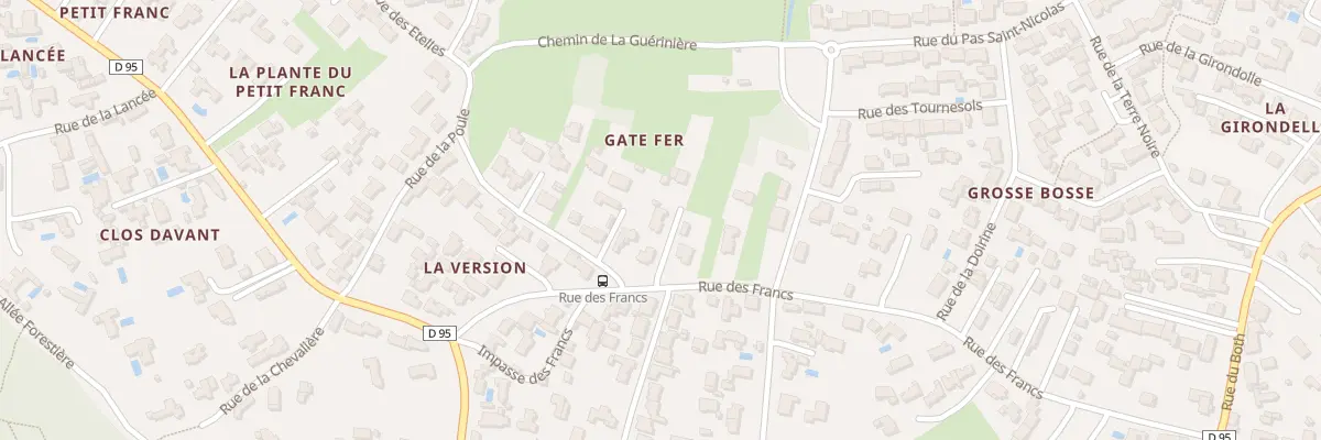 Plan du 64 Rue des Francs à La Guérinière