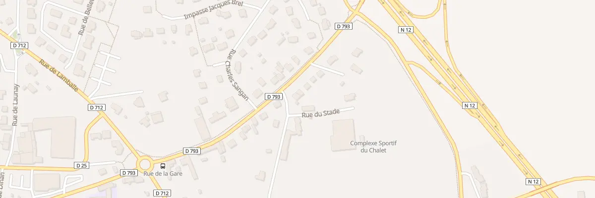 Plan du 44 Rue de la Gare à Broons