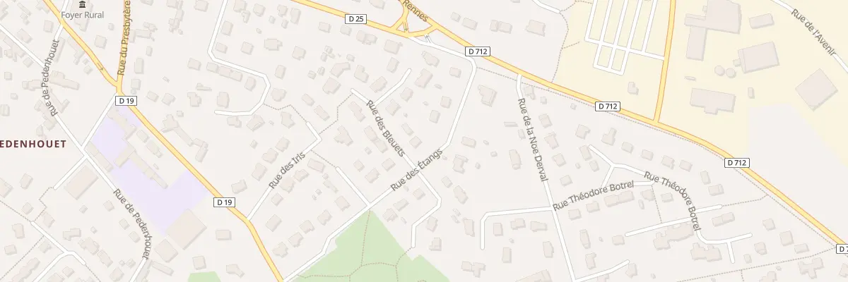 Plan du 6 Rue des Etangs à Broons