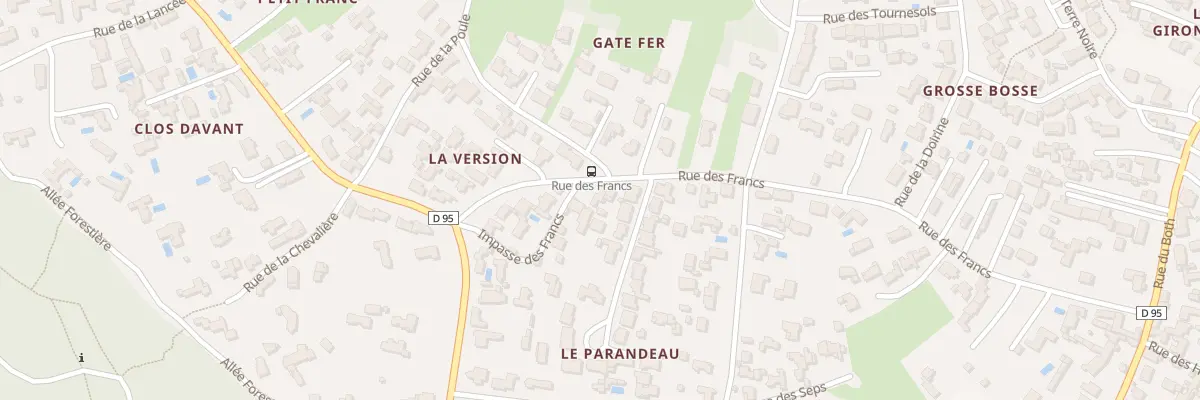 Plan du 45 Rue des Francs à La Guérinière