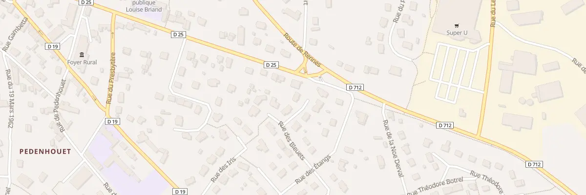 Plan du 13 Rue des Bleuets à Broons
