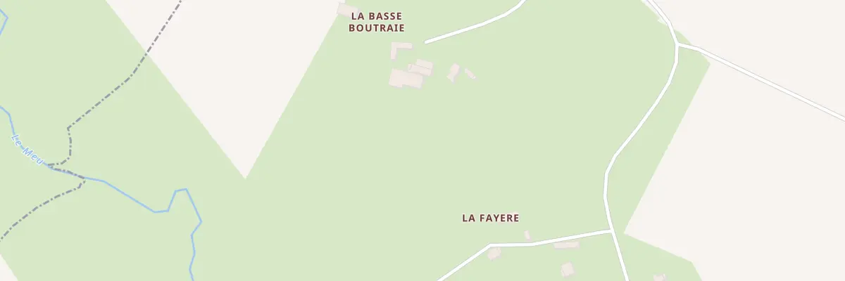 Plan du 19 La Basse Boutrais à Loscouët-sur-Meu
