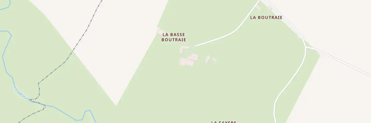 Plan du 21 La Basse Boutrais à Loscouët-sur-Meu