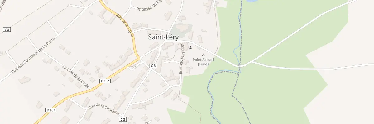 Plan du 1 Rue des Perrières à Saint-Léry
