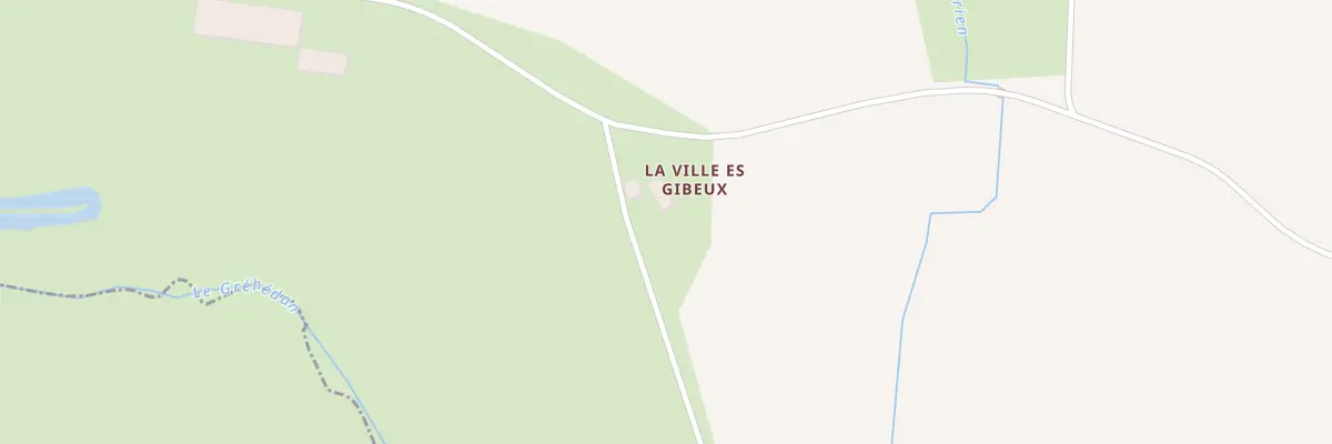 Plan du 3 La Ville Es Gibeux à Loscouët-sur-Meu