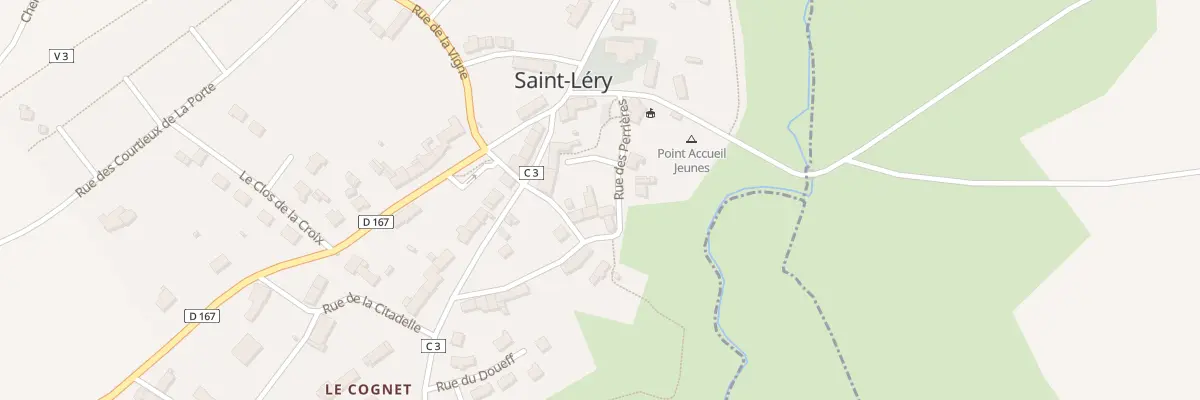 Plan du 2 Rue des Perrières à Saint-Léry