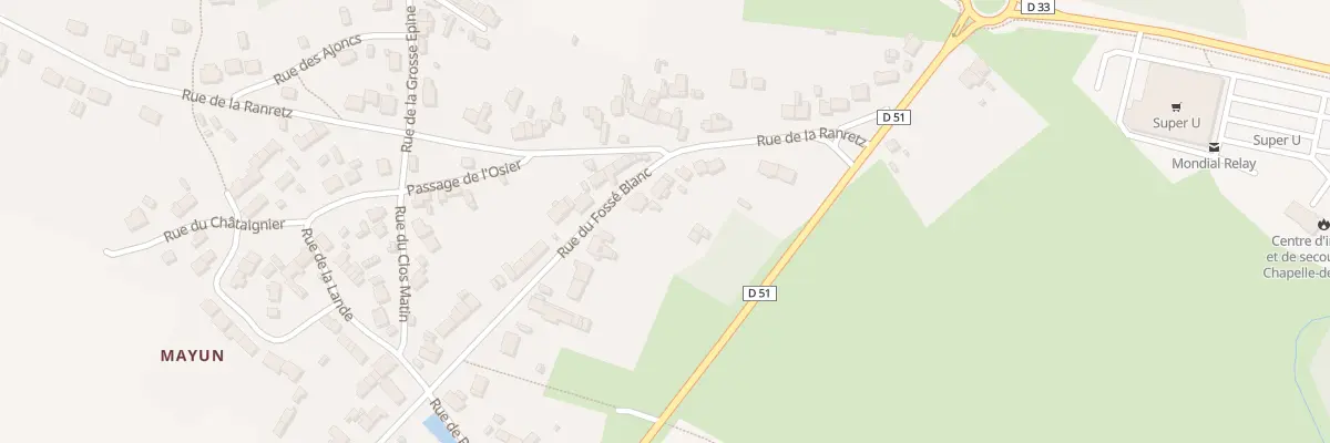 Plan du 5 Rue du Fossé Blanc à La Chapelle-des-Marais