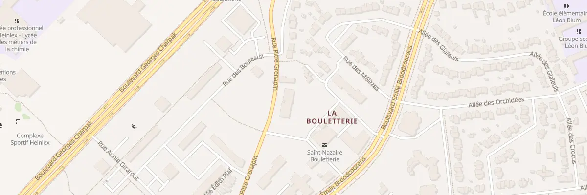 Plan du 50 Rue Pitre Grenapin à Saint-Nazaire
