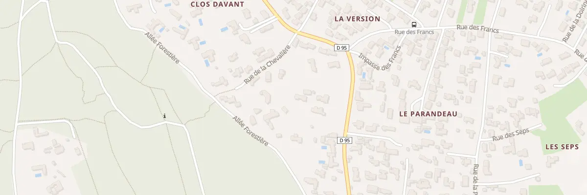 Plan du 7025 Le Fier à La Guérinière