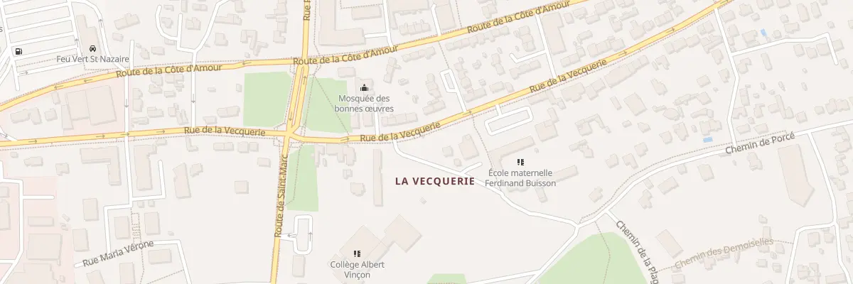 Plan du 39 Rue de la Vecquerie à Saint-Nazaire