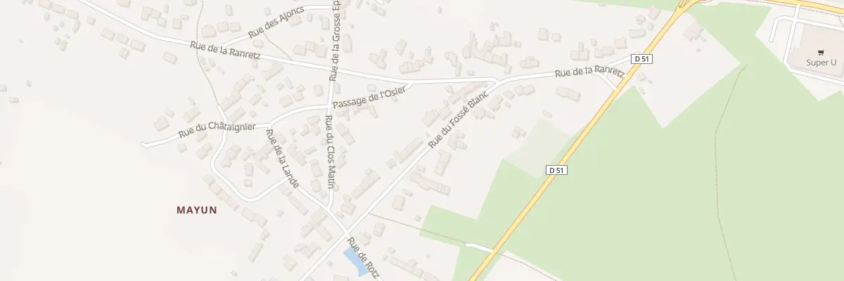Plan du 18 Rue du Fossé Blanc à La Chapelle-des-Marais
