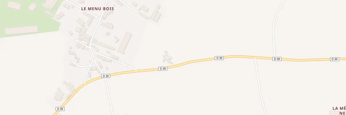 Plan du 2 Le Menu-Bois à Trémeur