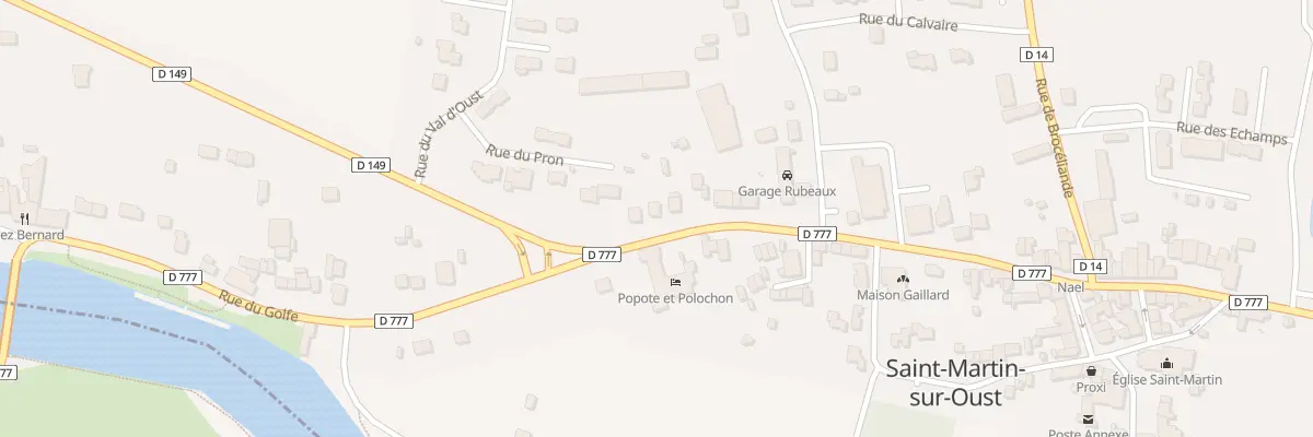 Plan du 5202 Av de la Libération à Saint-Martin-sur-Oust