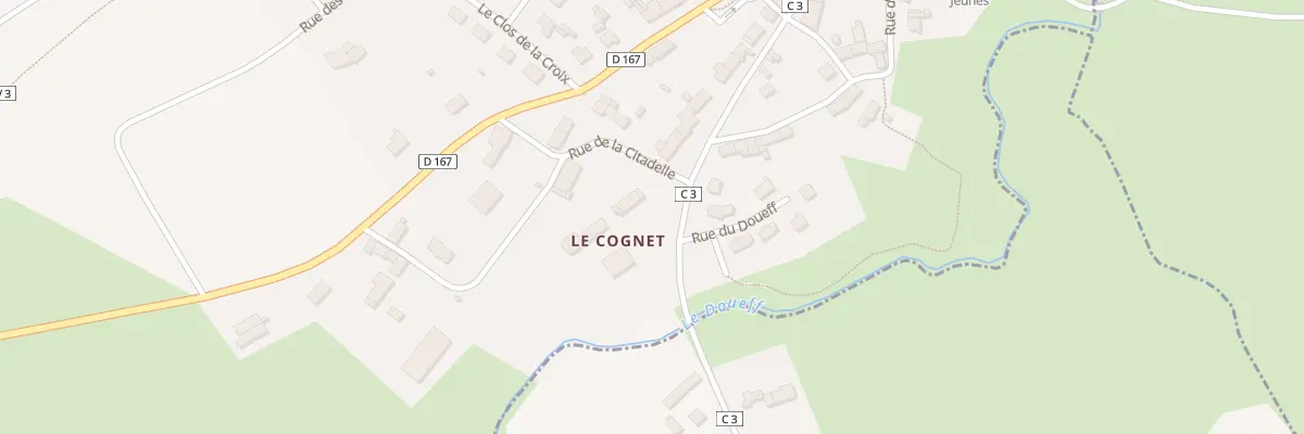 Plan du 2 Le Cognet à Saint-Léry