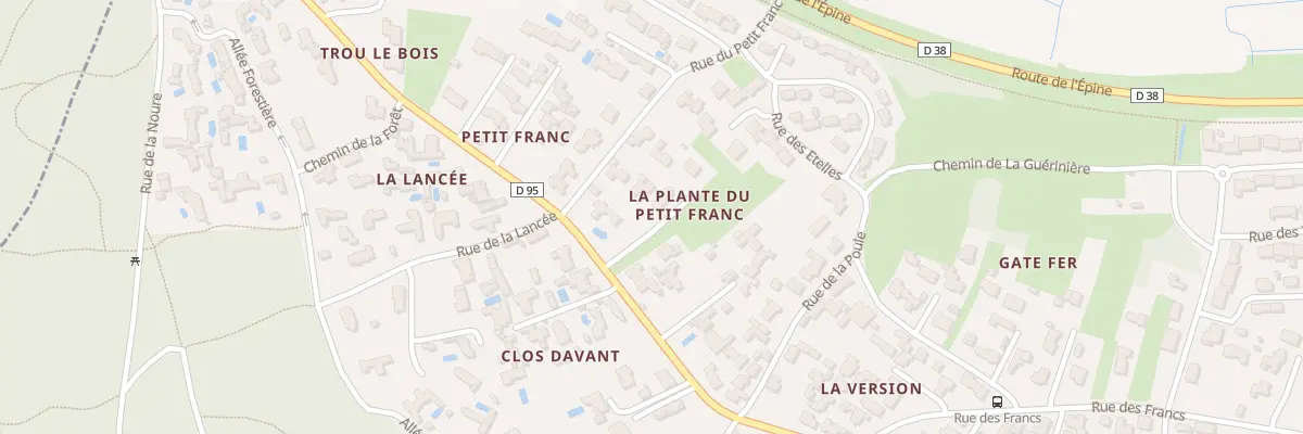 Plan du 40 Rue des Eloux à La Guérinière