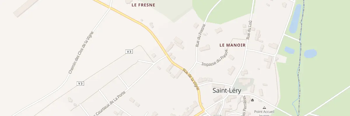 Plan du 8 Rue du Fresne à Saint-Léry