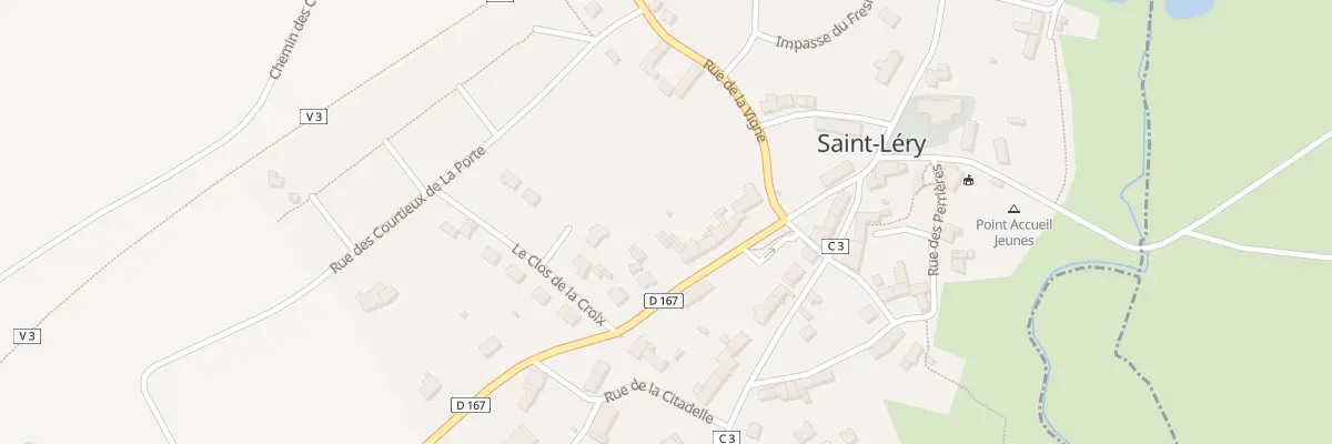 Plan du 5032 Rue Porte Davy à Saint-Léry