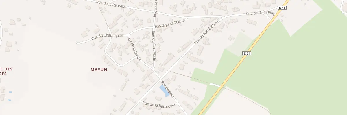 Plan du 32 Rue du Fossé Blanc à La Chapelle-des-Marais