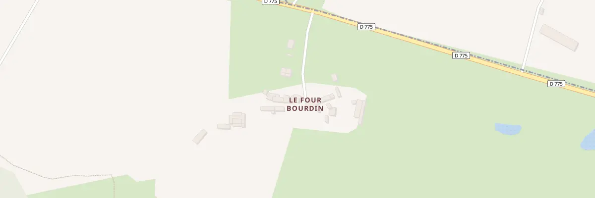 Plan du 6021 Le Four Bourdin à Caden