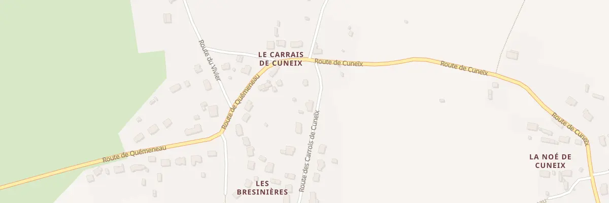 Plan du 95 Rte des Carrois de Cuneix à Saint-Nazaire