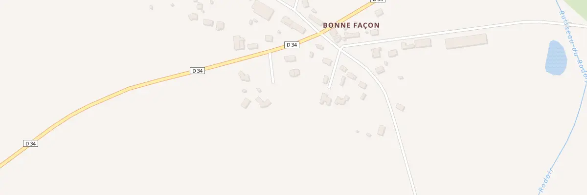 Plan du 52B La Bonne Facon à Nivillac