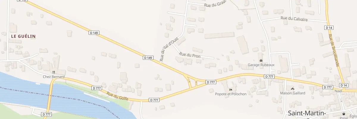 Plan du 2 Rue du Pron à Saint-Martin-sur-Oust