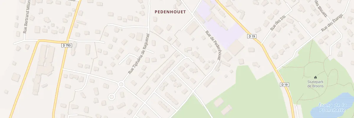 Plan du 11 Rue des Pommiers à Broons