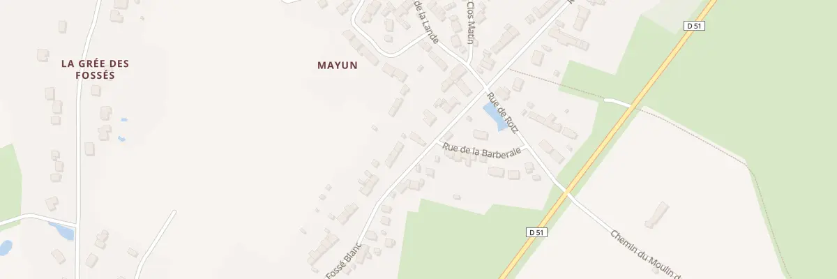 Plan du 64 Rue du Fossé Blanc à La Chapelle-des-Marais