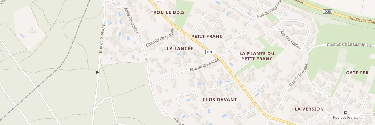 Plan du 4 Rue de la Lancée à La Guérinière