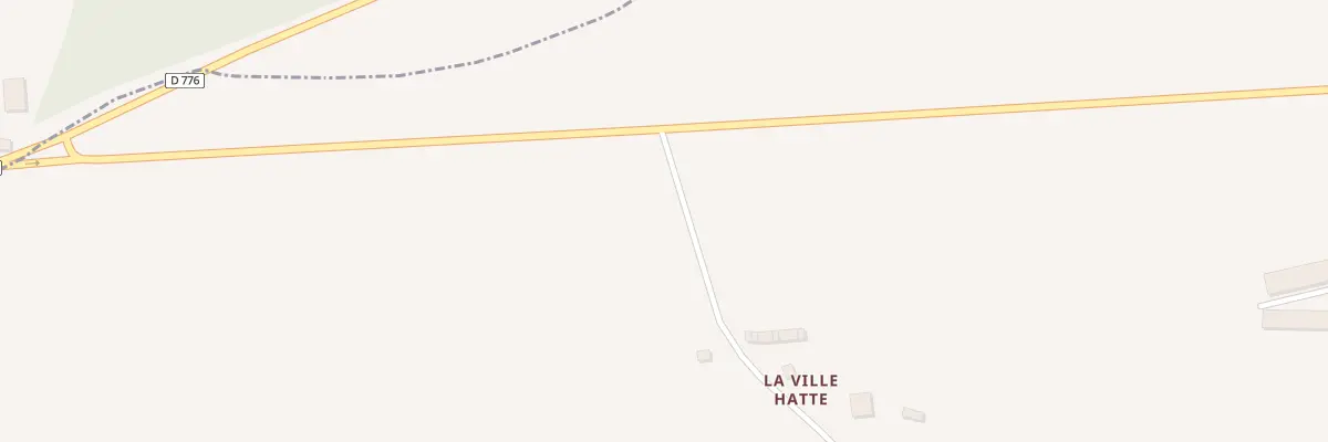 Plan du 25 La Ville Hatte à Tréal