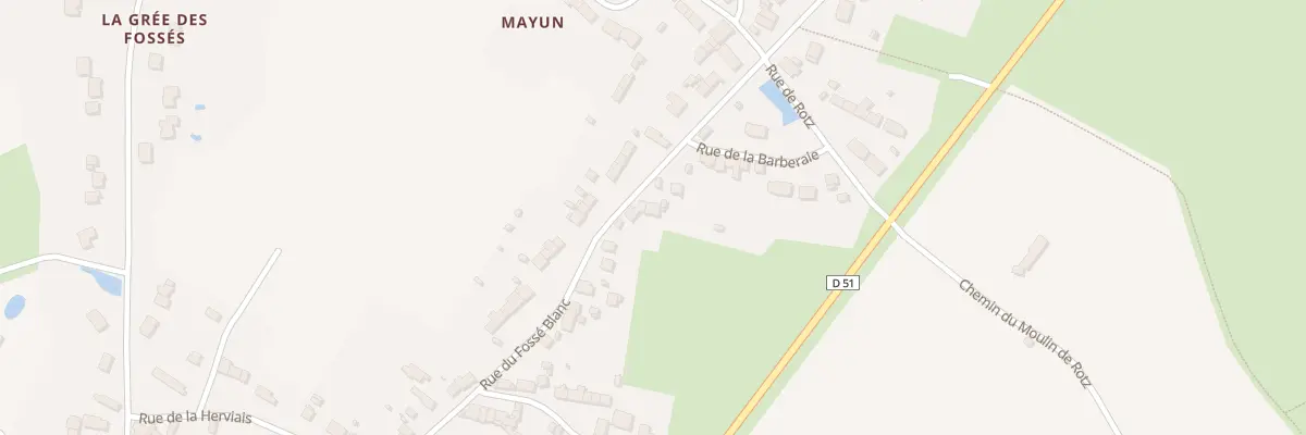 Plan du 65 Rue du Fossé Blanc à La Chapelle-des-Marais