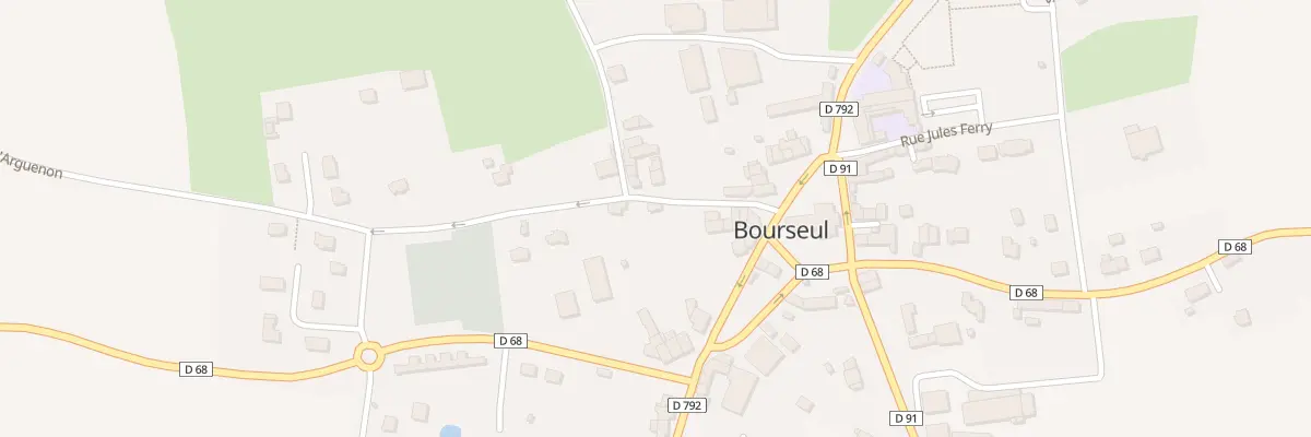 Plan du 1 Rue de l’Arguenon à Bourseul